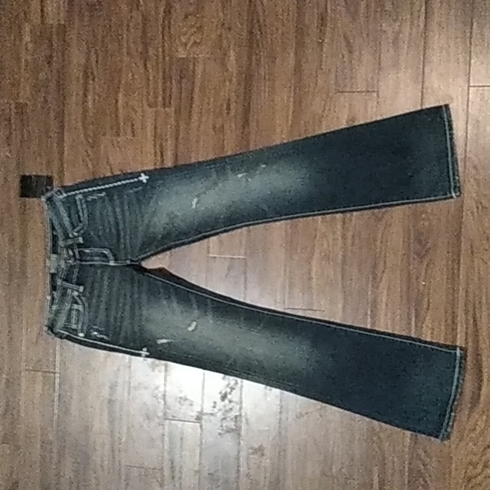 AFFLICTION,27, jade fleur flap stud valliant